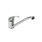 Low pressure kitchen faucet sink faucet Single lever freely pivotable mixer tap (tool)