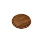 Kesper meat dishes, wooden plates, serving dishes, made of hard wood, height: 15 mm, diameter: 250 mm (Housewares)