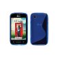 Silicone Case for LG L40 - S-style blue - Cover PhoneNatic ​​Cover + Protector (Electronics)