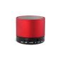 Portable Speakers Speaker Speaker Bluetooth Stereo Audio for MP3 MP4 iPhone 5s 6 6plus Red (Kitchen)
