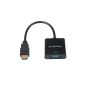 [New Version] Patuoxun 1080P HDMI to VGA Cable Adapter Converter for PC Laptop Power-Free, --Noir Raspberry Pi (Electronics)