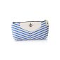 CARCHET® Federtasche Schlamperrolle Pencil Case Cosmetic Makeup Bag Light Blue New (Office supplies & stationery)