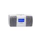 Blaupunkt IR 10 Wi-Fi Internet Radio (MP3 / WMA / AAC / FLAC, 2x 2 Watt RMS) White (Electronics)