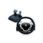 Favorable steering wheel with force feedback and good handling