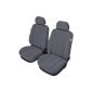 ZentimeX Z927412 seat covers front seats gray fabric airbag Compatible