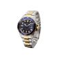 Detomaso automatic stainless steel bracelet stainless steel coated sapphire crystal SAN REMO Automatic Diver's Watch Classic blue / multicolored DT1025-D (clock)