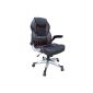 MY CHAIR SIT INDIANAPOLIS OFFICE CHAIR SEAT HEIGHT ADJUSTABLE PU LEATHER (Kitchen)