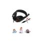 MQ Stereo Headset Microphone PC Skype VoIP MSN gepolstertet (Electronics)