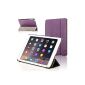 ForeFront Cases® Case for iPad mini - leatherette - Stand function - Magnetic Auto Sleep / Wake function - Violet (Accessories)