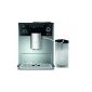 Melitta E 970-101 silver Kaffeevollautomat Caffeo CI (One-touch function, LCD display, milk container Cappuccinatore) (household goods)