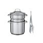 Rösle 13026 Pasta / Asparagus set including pot and spaghetti tongs (household goods)