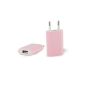 TheBlingZ - USB Charger for Apple iPhone iPod Touch Nano MP3 MP4, iPhone 3, iPhone 3GS, iPhone 4 (Pink) (Electronics)