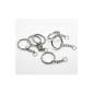 CKB Ltd. 30x Blank Keyrings Keychain Key Ring Chain Rings Wholesale Craft Craft CKB-19405 (Toy)