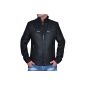 Young & Rich Men jacket with high collar JK-410 black size M (Textiles)