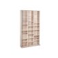 Wall shelf to 1,080 CDs or 504 DVDs - Beech - H / W / D: approx.  180/102/23 cm - 3 COLOURS AVAILABLE