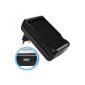 Battery Charger for LG Optimus Black P970, Optimus Hub, Sol, Net, Optimus Slider, LS700, Optimus L5 E610 with USB connection (electronic)