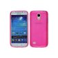 Silicone Case for Samsung Galaxy S4 Mini - brushed pink - Cover PhoneNatic ​​Hard Case (Electronics)