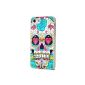 iphone 5 5s sugar skull sugar skull Trend Fashion Designer Case Cover Shell back made of plastic (Electronics)