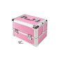 TecTake® vanity cases Beauty Case Alu Schminkkoffer pink (Misc.)