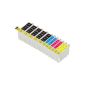 Pack 11 Cartridges Compatible Epson T1005.  5 black, 2 cyan, magenta 2, 2 yellow, compatible with Epson Stylus Office B40W, Stylus Office BX600FW, Stylus Office BX610FW, Stylus SX510W, SX515W Stylus, Stylus SX600FW, Stylus Compatible SX610FW.Cartouches.  INK JET printers.  T1001, T1002, T1003, T1004 Ink © Choice (Office Supplies)