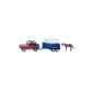 Siku 1651 - Car with horse trailer (toy)