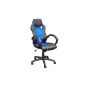 Premium sports seat executive chair Office chair Racer black / blue 59803