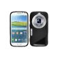 Silicone Case for Samsung Galaxy K Zoom - S-Style black - Cover PhoneNatic ​​Cover + Protector (Electronics)