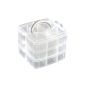 Pill Box 18 Box 3 Layers Cases for Jewellery Fake Nails Pill Medicine (Others)