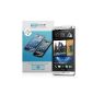 Yousave Accessories Pack de5 screen protector film + micro fiber polishing cloth + card application for HTC One (Wireless Phone Accessory)