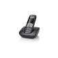 Gigaset C610 DECT cordless telephone, black (Electronics)