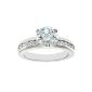 Engagement ring - DPR8209 (H) - Women - 4.8 Gr Silver - Zirconium oxide - 46.5 T (Jewelry)