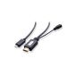 Cable Matters - Gold plated quality MHL to HDMI cable for Samsung Galaxy S III Black & Galaxy Note 2 - 2 m (Electronics)