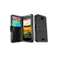 Master Accessory Leather Case for HTC One X Pattern Book Style Black (Accessory)