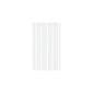 Euroshowers - Curtain polyester fabric shower with chrome rings and ooeillets White / satin stripes 180 x 180 cm (Home)