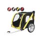 Leopet® - Bike Trailer for transporting animals - FAH18 / 2 - Yellow - VARIOUS COLORS (Miscellaneous)