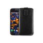 mumbi genuine leather case with strap for Samsung Galaxy S4 (Accessory)