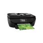 HP OfficeJet 5740 Multifunction Printer Inkjet Colour WiFi 12 ppm Black (Accessory)