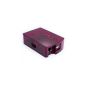Stable housing Box Case for Raspberry Pi, color: Raspberry (LIMITED EDITION!), Ventilated, European manufacturing (electronics)