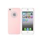 ROSE protection cover clear shell heart light pink heart box Case for iPhone 5 (Electronics)