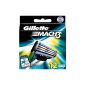 Gillette Razor Blades MACH3 - Pack 12 refills (Health and Beauty)