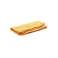 5-pack - polishing cloth, shoe cloth - 30x30cm, Colour: yellow orange (Textiles)