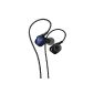 SOUL Pulse - comfortable in-ear headphones sport, blue (Electronics)