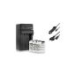 Charger + AHDBT-301 Batteries GoPro Hero3 Black, White & Silver Edition (Sport)