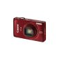 Canon IXUS 1100 HS Digital Camera (12MP, 12x opt zoom, 8.1 cm (3.2 inch) display, image stabilized) Red (Electronics)