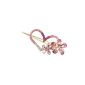 Womdee (TM) Pink Crystal Heart-shaped flower hair clips with Womdee Accessorie (Personal Care)