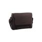 Lalawow Men Style Classic Messenger Satchel Handbag Shoulder Bag Leather Carrying Briefcase Business Computer Bag (Brown)