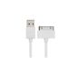 SDTEK 1.5 m long and thick white Strong USB 30-pin lead wire Data Sync Cable for iPhone 4S 4 3GS, iPad 1 2 3, 1 2 3 iPod Touch 4, iPod Nano (Electronics)