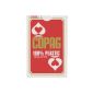 Copag - 104005125 - 100% Plastic - Game 54 Cards - Format 57X89Mm - Regular Face - Red Case (Toy)