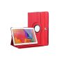 Bingsale 360 ​​Leather Case for Samsung Galaxy Tab 10.1 Pro SM-T520 SM-T525 Touch Pad 10.1 