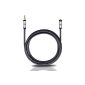 Oehlbach i-Connect J-35 EX mobile audio cable, 3.5 mm jack extension black 5:00 m (accessories)